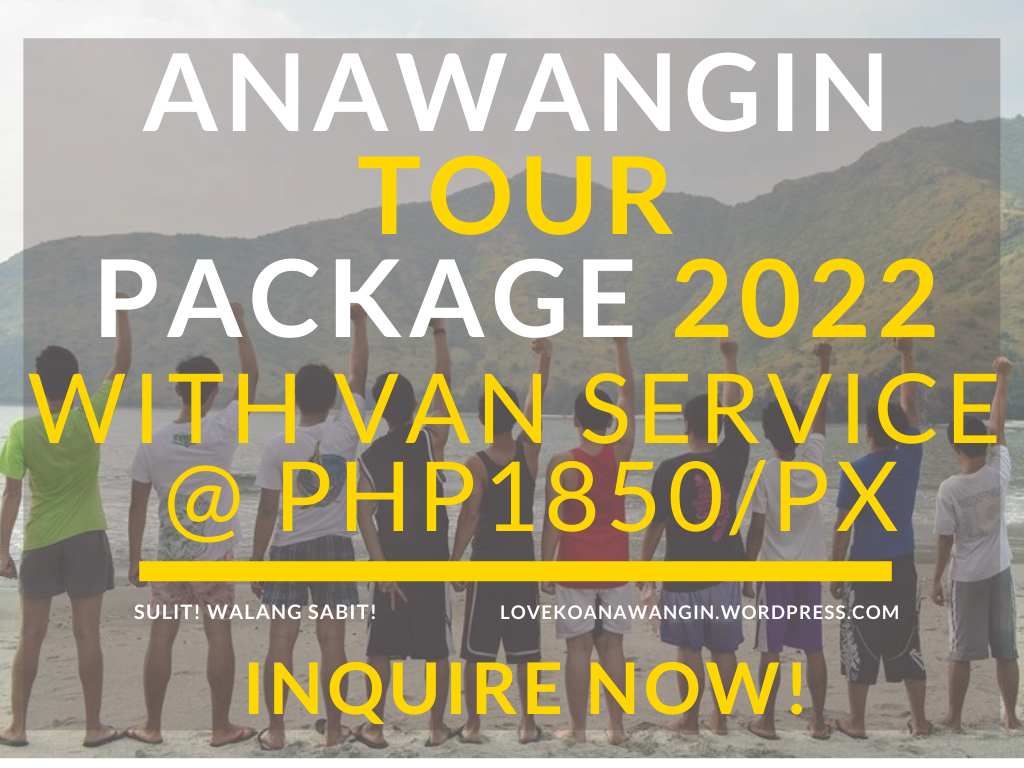 anawangin tour package 2022